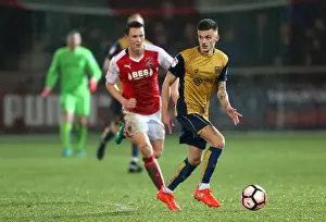 Fleetwood Town V Bristol City Prints: Jamie Paterson in Action: Bristol City vs Fleetwood Town