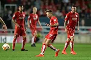 Bristol City V Leeds United Prints: Jamie Paterson in Action: Bristol City vs Leeds United