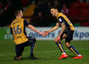 Fleetwood Town V Bristol City Prints: Jamie Paterson Scores the Opener: Bristol City's FA Cup Triumph at Fleetwood Town