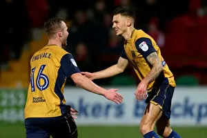 Fleetwood Town V Bristol City Prints: Jamie Paterson Scores the Opener: Bristol City's FA Cup Triumph over Fleetwood Town