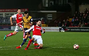 Fleetwood Town V Bristol City Prints: Jamie Paterson Scores the Opener: Bristol City's FA Cup Upset at Fleetwood Town