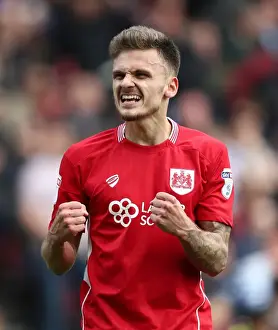 Bristol City V Queens Park Rangers Prints: Jamie Paterson's Euphoric Goal Celebration: A Thrilling Moment at Ashton Gate (Sky Bet Championship 2017)