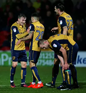 Fleetwood Town V Bristol City Prints: Jamie Paterson's FA Cup Opener: Bristol City's Triumph over Fleetwood Town