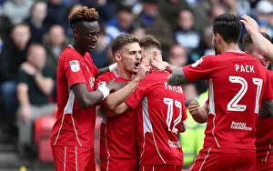 Bristol City V Queens Park Rangers Prints: Jamie Paterson's Goal Celebration: Bristol City vs