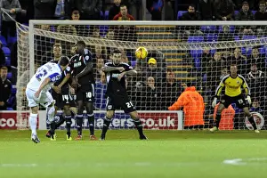 Tranmere Rovers V Bristol City Prints: Jason Koumas Prepares to Take a Free Kick for Tranmere against Bristol City