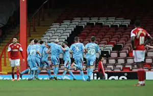 Bristol City V Tranmere Rovers Prints: Jason Koumas's Goal Celebration: Tranmere Rovers Defeat Bristol City in Sky Bet League One