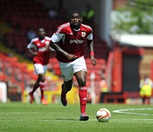Images Dated 13th July 2013: Jay Emmanuel-Thomas in Action: Bristol City vs Glasgow Rangers