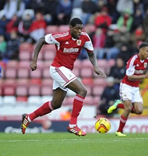 Images Dated 2nd November 2013: Jay Emmanuel-Thomas in Action: Bristol City vs Oldham Athletic, Sky Bet League One, 2013