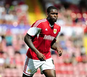Bristol City V Bradford City Prints: Jay Emmanuel-Thomas in Action: Bristol City vs Bradford City