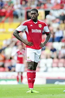 Bristol City V Bradford City Prints: Jay Emmanuel-Thomas in Action: Bristol City vs Bradford City