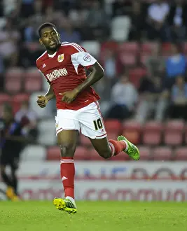 Round 2 Prints: Jay Emmanuel-Thomas in Action: Bristol City vs Crystal Palace, 2013