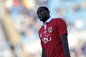 Framed Print : Jay Emmanuel-Thomas in Action: Bristol City vs Extension Gunners, Botswana, 2014
