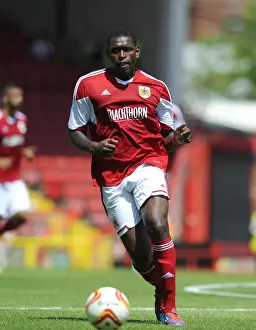 Jay Emmanuel-Thomas in Action: Bristol City vs Glasgow Rangers, 2013 - Pre-Season Friendly