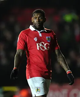 Framed Print : Jay Emmanuel-Thomas in Action: Bristol City vs Port Vale, Sky Bet League One, 2015