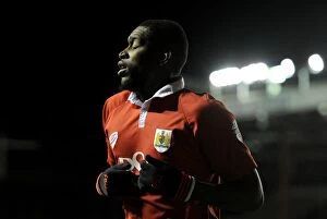 Images Dated 13th January 2015: Jay Emmanuel-Thomas in Action: FA Cup Third Round Replay at Ashton Gate Stadium - Bristol City vs