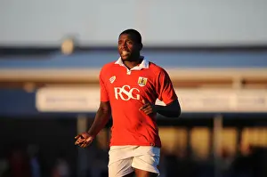 Weston V Bristol City Prints: Jay Emmanuel-Thomas in Action: Pre-Season Friendly at Woodspring Stadium (Bristol City vs)