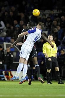 Images Dated 16th November 2013: Jay Emmanuel-Thomas Battles for the Ball: Tranmere vs. Bristol City, Sky Bet League One