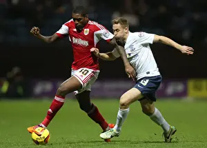 Preston North End V Bristol City Prints: Jay Emmanuel-Thomas Beats Joel Byrom: Preston North End vs