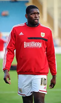 Jay Emmanuel-Thomas of Bristol City in Action against Gillingham at Priestfield Stadium, 2013