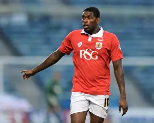 Gillingham V Bristol City Prints: Jay Emmanuel-Thomas of Bristol City in Action during Gillingham vs Bristol City FA Cup Match