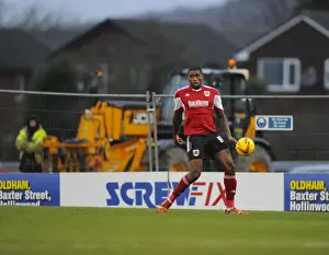 Oldham V Bristol City Prints: Jay Emmanuel-Thomas of Bristol City in Action Against Oldham Athletic, February 8, 2014