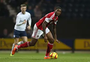 Preston North End V Bristol City Prints: Jay Emmanuel-Thomas of Bristol City in Action against Preston North End