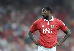 Jay Emmanuel-Thomas of Bristol City in Action against Scunthorpe United