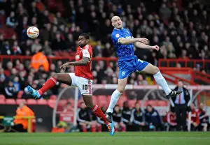 Bristol City V Gillingham Prints: Jay Emmanuel-Thomas in Control: Bristol City vs Gillingham, 01-03-2014