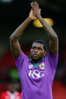 Barnsley V Bristol City Prints: Jay Emmanuel-Thomas Disappointment: Barnsley Holds Bristol City to 2-2 Draw