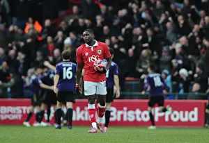 Bristol City V West Ham Prints: Jay Emmanuel-Thomas Disappointment: West Ham United Celebrate FA Cup Upset Over Bristol City
