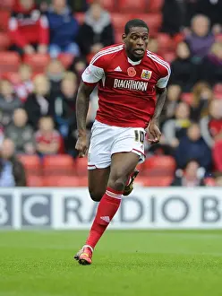 Jay Emmanuel-Thomas in FA Cup Action for Bristol City vs Dagenham and Redbridge, November 2013