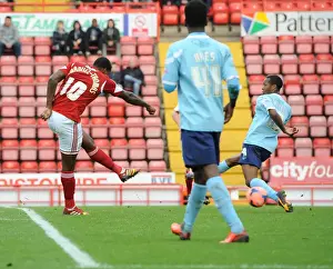 Bristol City V Dagenham And Redbridge Prints: Jay Emmanuel-Thomas Scores the FA Cup Upset: Bristol City's Victory Over Dagenham and Redbridge