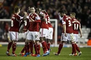 Gate Prints: Jay Emmanuel-Thomas Scores Fourth Goal: Bristol City's 4-0 Lead Against Port Vale