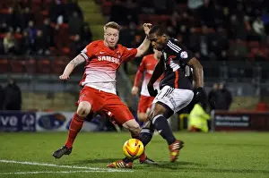 Jay Emmanuel-Thomas Scores Past Nathan Clarke for Bristol City against Leyton Orient, Sky Bet Football League 1, 2014