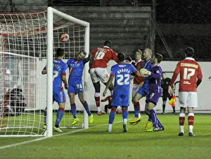 Bristol City V Doncaster Prints: Jay Emmanuel-Thomas Stuns Doncaster Rovers with FA Cup Upset Goal for Bristol City