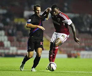 Round 2 Prints: Jay Emmanuel-Thomas vs Florian Marange: A Battle at Ashton Gate - Capital One Cup 2013