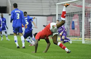 Gillingham Prints: Jay Emmanuel-Thomas's Dramatic Reaction After Shot - Bristol City vs Gillingham