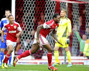Jay Emmanuel-Thomas's Goal Celebration: Bristol City vs Oldham Athletic, Sky Bet League One, 2013