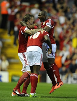 Jay Emmanuel-Thomas's Stunning Goal for Bristol City in the Johnstone Paint Trophy (Bristol Derby)