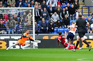 Framed Print : Jay Spearing Scores the Championship-Winning Goal: Bolton Wanderers vs. Bristol City (2010-12)