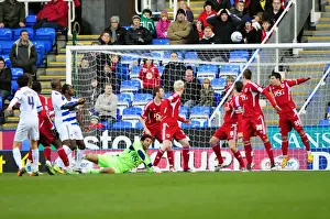 Reading V Bristol City Prints: Jem Karacan Capitalizes on David James Fumble: Championship Goal for Bristol City Against Reading (28/01/2012)