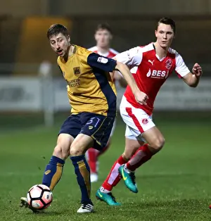 Fleetwood Town V Bristol City Prints: Jens Hegeler in Action: FA Cup Replay Showdown between Bristol City and Fleetwood Town at Highbury Stadium