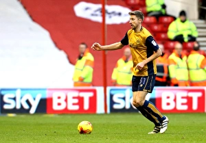 Framed Print : Jens Hegeler in Action: Nottingham Forest vs. Bristol City, Sky Bet Championship 2017