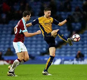 Jens Hegeler vs James Tarkowski Clash at Turf Moor: Burnley vs Bristol City, FA Cup 2017