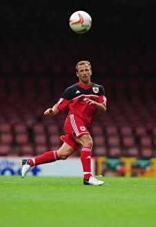 Images Dated 4th August 2012: Jody Morris in Action: Bristol City vs. Bristol Rovers - Louis Carey's Testimonial, 2012