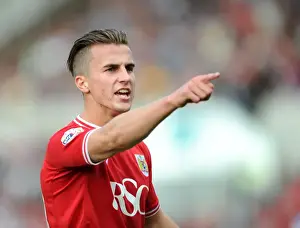 Bristol City V Reading Prints: Joe Bryan in Action: Bristol City vs Reading at Ashton Gate Stadium, 2015