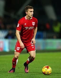Images Dated 10th December 2016: Joe Bryan of Bristol City in Action against Huddersfield Town, Sky Bet Championship (December 10)