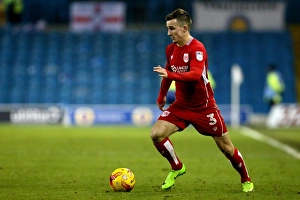 Leeds United V Bristol City Prints: Joe Bryan of Bristol City in Action Against Leeds United, Sky Bet Championship, 2017