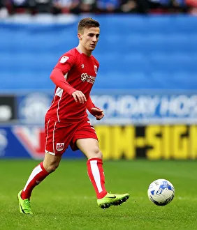 Wigan Athletic V Bristol City Prints: Joe Bryan of Bristol City in Action against Wigan Athletic, Sky Bet Championship, 2017