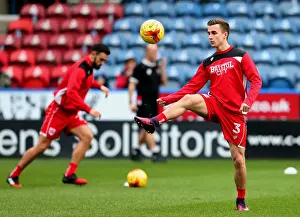 Huddersfield Town V Bristol City Prints: Joe Bryan of Bristol City Warming Up Ahead of Huddersfield Town Clash (Sky Bet Championship)